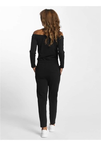 DEF Overall Jumpsuit Einteiler Schulterfrei Baumwolle Couchwear Ladies bequem - Bild 3 von 6