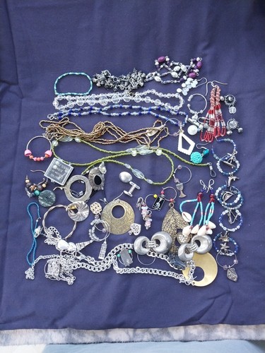 Assortment of costume jewelry