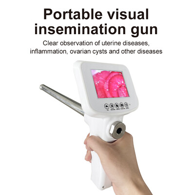 Cow Artificial Insemination Visual Endoscope Sperm AI Gun Tool Horse Cattle Farm