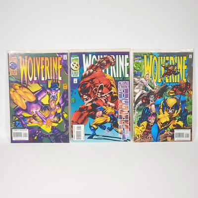 3 Book Lot Wolverine Vol. 2 #97, 98, 102 Hama, Kubert | VG+ B&B (Marvel 95/96)