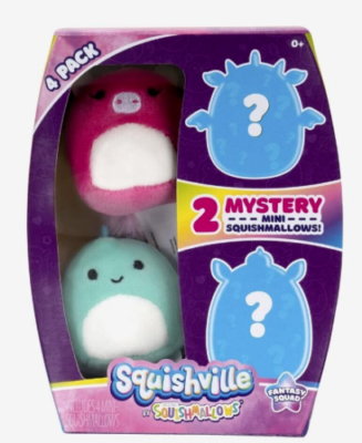 Squishville by Mini Squishmallows Fantasy Squad Colourful Plush 4