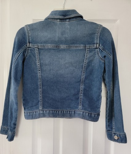 GAP Denim KIDS Girls Cropped Jean Jacket Size Large - Picture 3 of 6