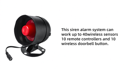 433HZ Alarm Sicherheitssystem Infrarot Bewegungsdetektor Home Haus Garage kits - Video 1 von 1