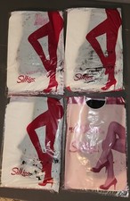 4prs NOS Silkies Ultra Knee Hi's Size Regular Jet Black 131008