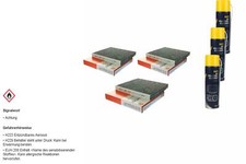 3x MAHLE Innenraumfilter MANNOL Klimareiniger für VW Golf VI Cabriolet 517 1.2