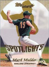2000 Topps Stars #186 Mark Mulder SPOT Oakland Athletics