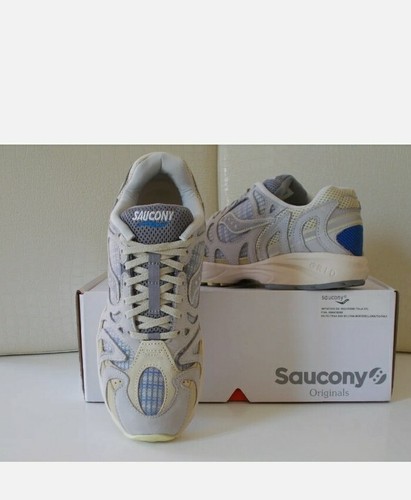 Saucony Herren Sneaker Grid Web Blau 2000 Grau/Weiß Leder+Mesh Gr. 42,5 160€ - Bild 5 von 9