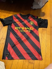 Puma Manchester City 2022/23 Authentic Away Kit Soccer Jersey Men’s M