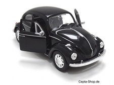+ VOLKSWAGEN VW Coccinelle Modèle Réduit Noir Welly 1:34-39