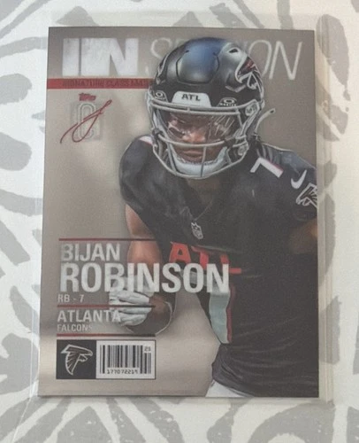 2025 Topps Signature Bijan Robinson Base (RAW)