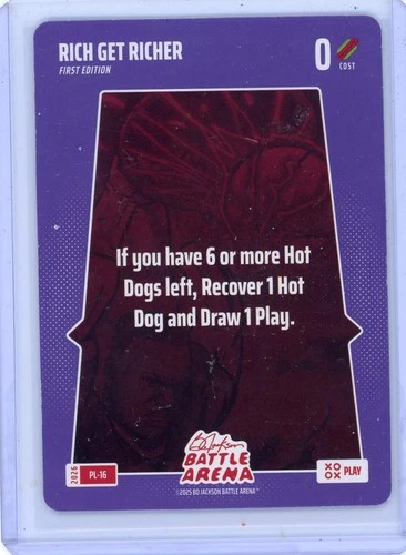 2026 Bo Jackson Battle Arena Rich Get Richer SSP Play Card PL-16 Griffey The Kid