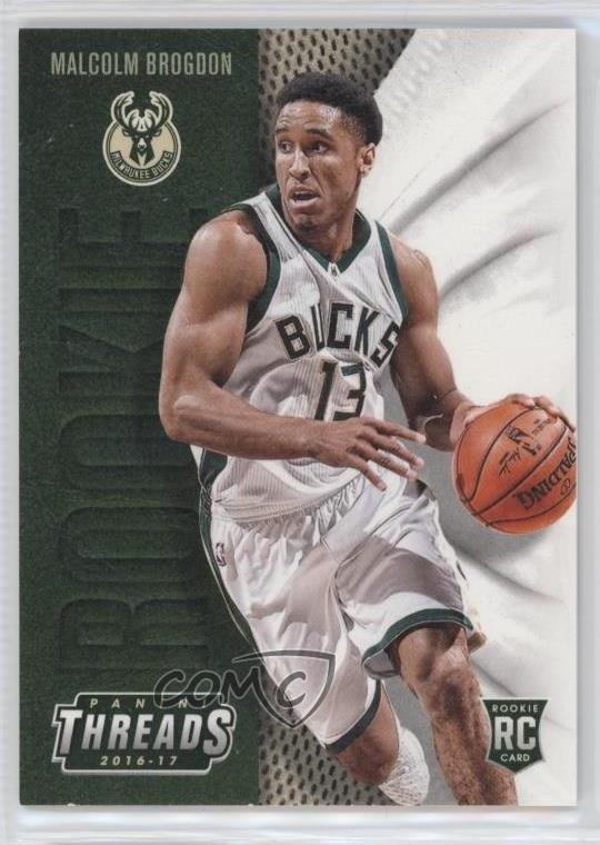 2016-17 Panini Threads Leather Rookies Malcolm Brogdon #219 0a2y