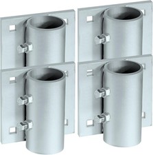 Stacjonarny uchwyt rury bocznej nogi doku, wytrzymały wspornik z otworem 7/16"