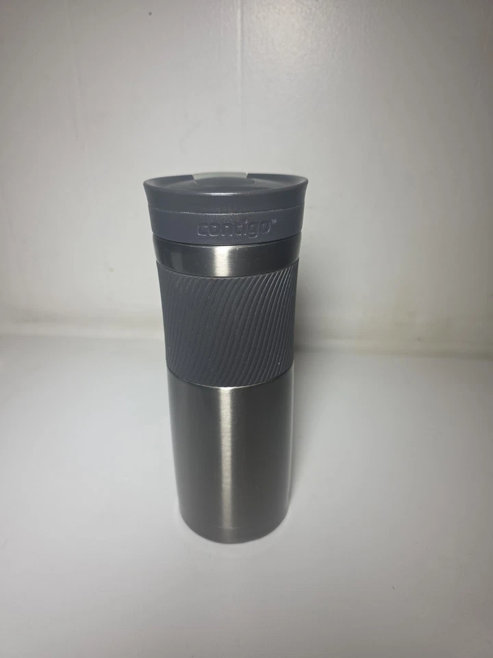 Contigo Ignite 2. Travel Mug 16oz SnapSeal Lid Grip Stainless Steel Gunmetal - Image 2 of 4