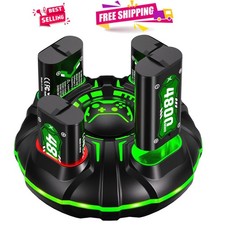 4-Pack 4800mWh Xbox Energy Solution - Safe, Fast Charging with LED Indicators