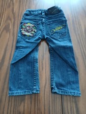 Y2k Toddler Size 2 Ed Hardy Jeans Rose And Signature