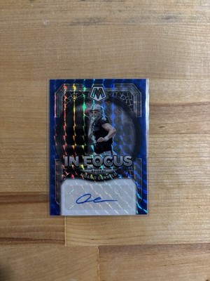 2023 Mosaic Aidan O' Connell RC In Focus Blue Prizm Signatures Auto #/99