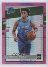 2020 Panini Donruss Optic Rated Rookie Hyper Pink Prizm Jordan Nwora #189 0nn9