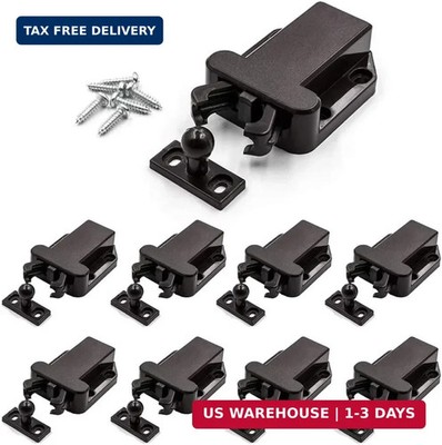 8 Pack Push Latch，Touch Latch Safe Push Latch，Rebound self-Locking Device，Open C
