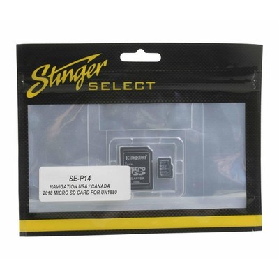 Stinger IGO Navigation USA/ Canada 2018 Micro SD Card For ELEV8 & HEIGH10