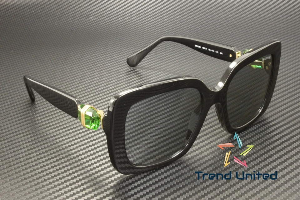 Gafas de sol para mujer SWAROVSKI SK6001 1001 1 negro gris oscuro 55 mm Foto 4 de 4