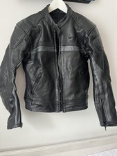 Motorrad Biker Lederjacke "Cafe Racer Collection" Von Louis Größe 42 Schwarz