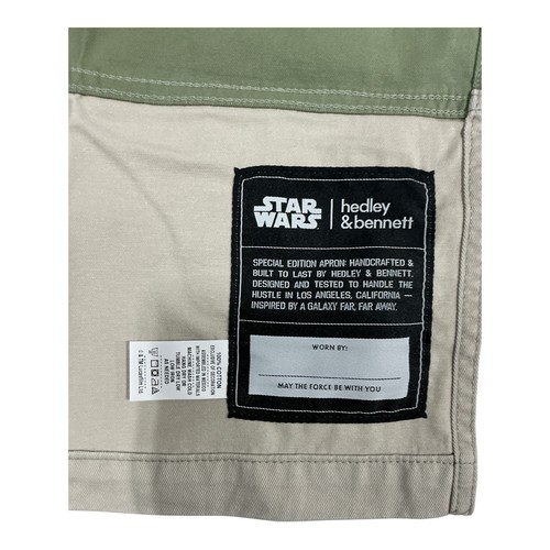 Delantal Hedley & Bennett Star Wars Essentail Grogu "Baby Yoda" Nuevo con Etiquetas - Imagen 6 de 7