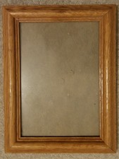 Solid oak Photo Frame 5"x 7" With Glass.