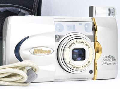 Top neuwertige Nikon Lite Touch Zoom 110S AF QD analoge Kompaktkamera 35 mm a...