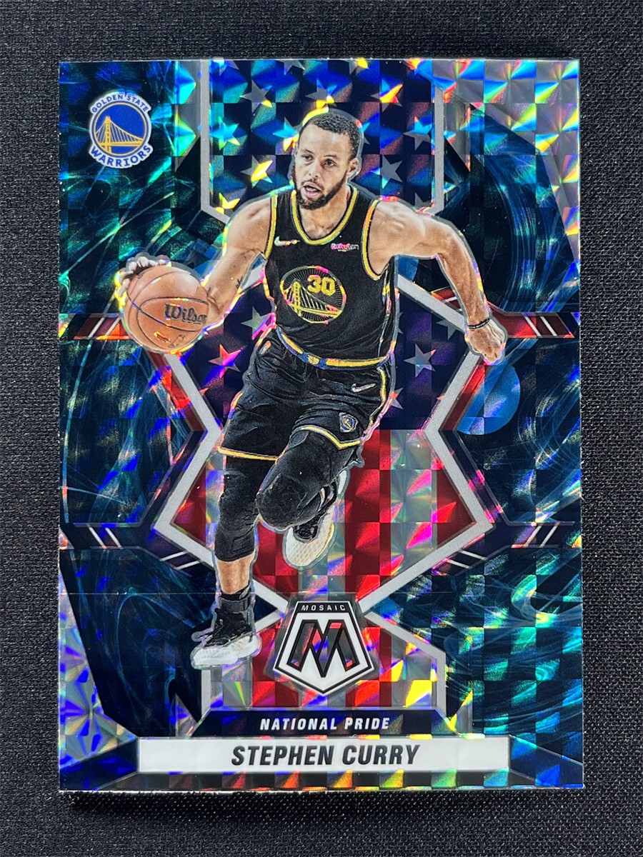 2021-22 Panini Mosaic Stephen Curry #247 Genesis Prizm Case Hit SSP Warriors