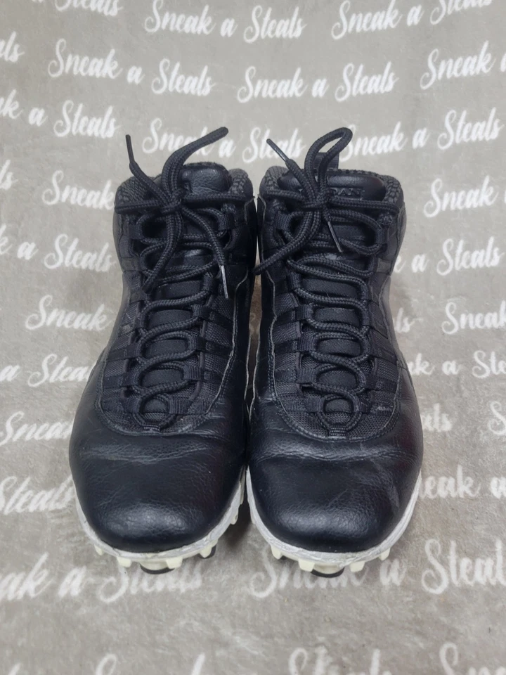 Size 11.5 - Air Jordan 10 TD Mid Black White - Image 3 of 4