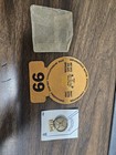 Indy 500 Bronze Pit Badge 1955 with Back Up — photo 1