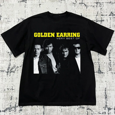 Very Best of Golden Earring Black Cotton T Shirt Full Size S-5XL