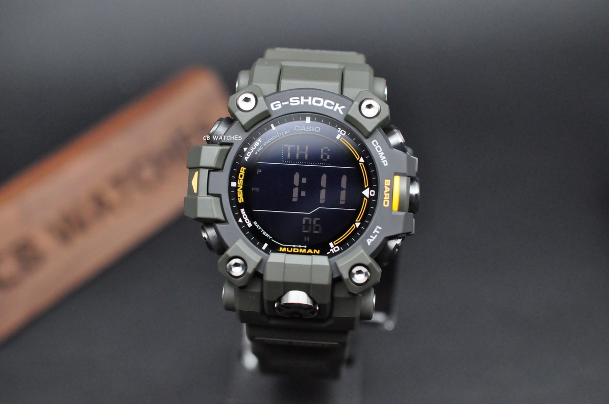 Casio G-Shock GW-9500-3 Mudman Master of G Land Green Solar Power