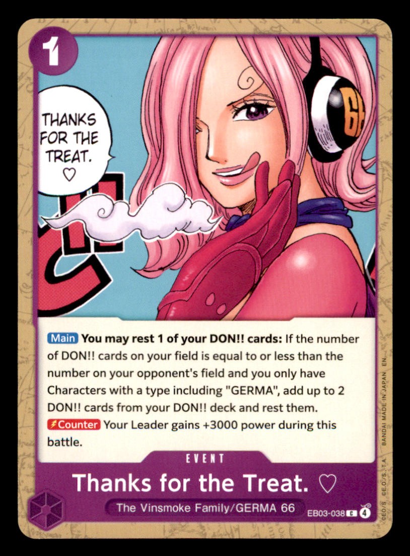 Thanks for the Treat. EB03-038 Extra Booster: One Piece Heroines Edition