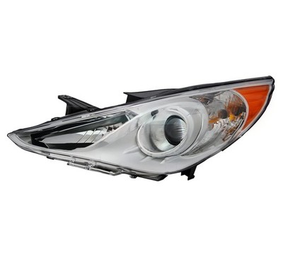 For Hyundai Sonata 2011-2014 Headlight Assembly  w/Bulbs, Left Side  CAPA C.