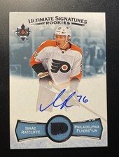 2022-23 Upper Deck Ultimate Signature Rookies Isaac Ratcliffe USR-IR