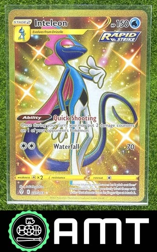 Inteleon 2021 Pokemon Sword & Shield Evolving Skies #227/203 Secret Rare