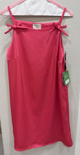 NWT New Kate Spade x Target 90s Hot Pink Bow Shoulder Mini Tank Shift Dress S