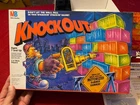 Vintage 1991 Milton Bradley Knockout Board Game 100% Complete In Box Works!