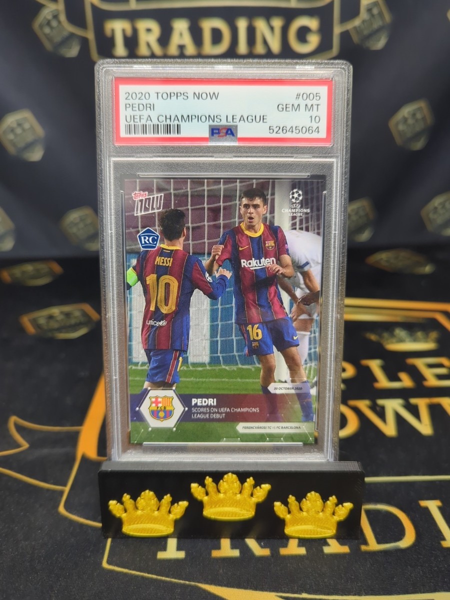 2020-21 Topps Now UEFA Champions League /7236 Pedri (w