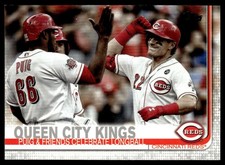 2019 Topps Update Derek Dietrich/Yasiel Puig Cincinnati Reds #US71