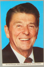 Portr&auml;t Foto Postkarte Politiker Schauspieler Ronald Reagan (144774)