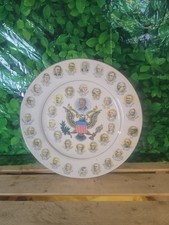 Vintage 200 Years Of Presidents Collector Plate, Jimmy Carter Rare Error Misprin