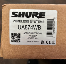 SHURE WIRELESS SYSTEM UA874WB ACTIVE DIRECTIONAL ANTENNA 470-900 MHZ  34