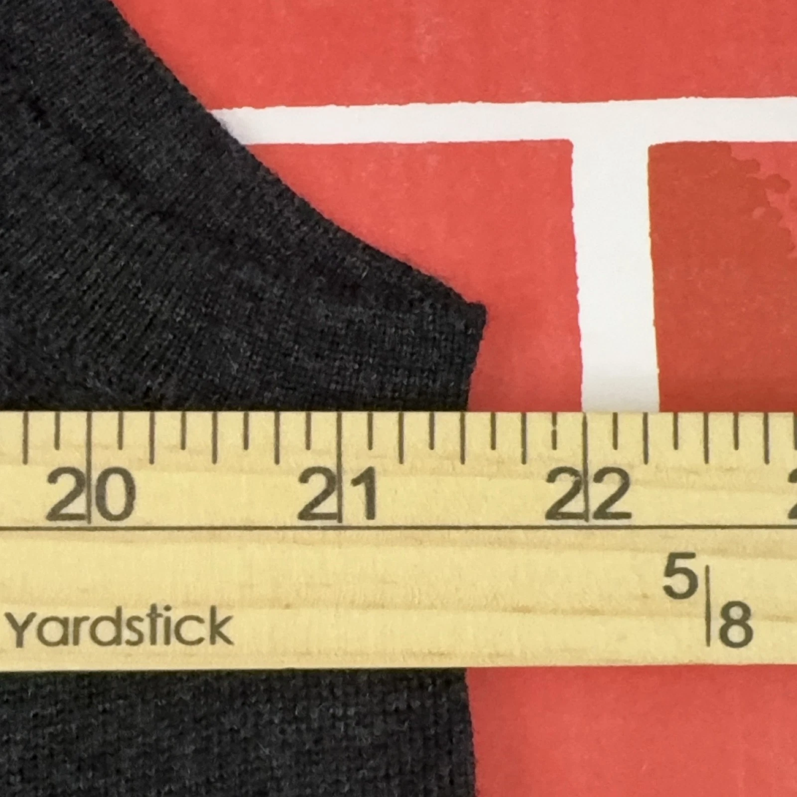 Charles Tyrwhitt Men's Wool Knit Vest Full Zip Dark Grey Size L - product detail image 3