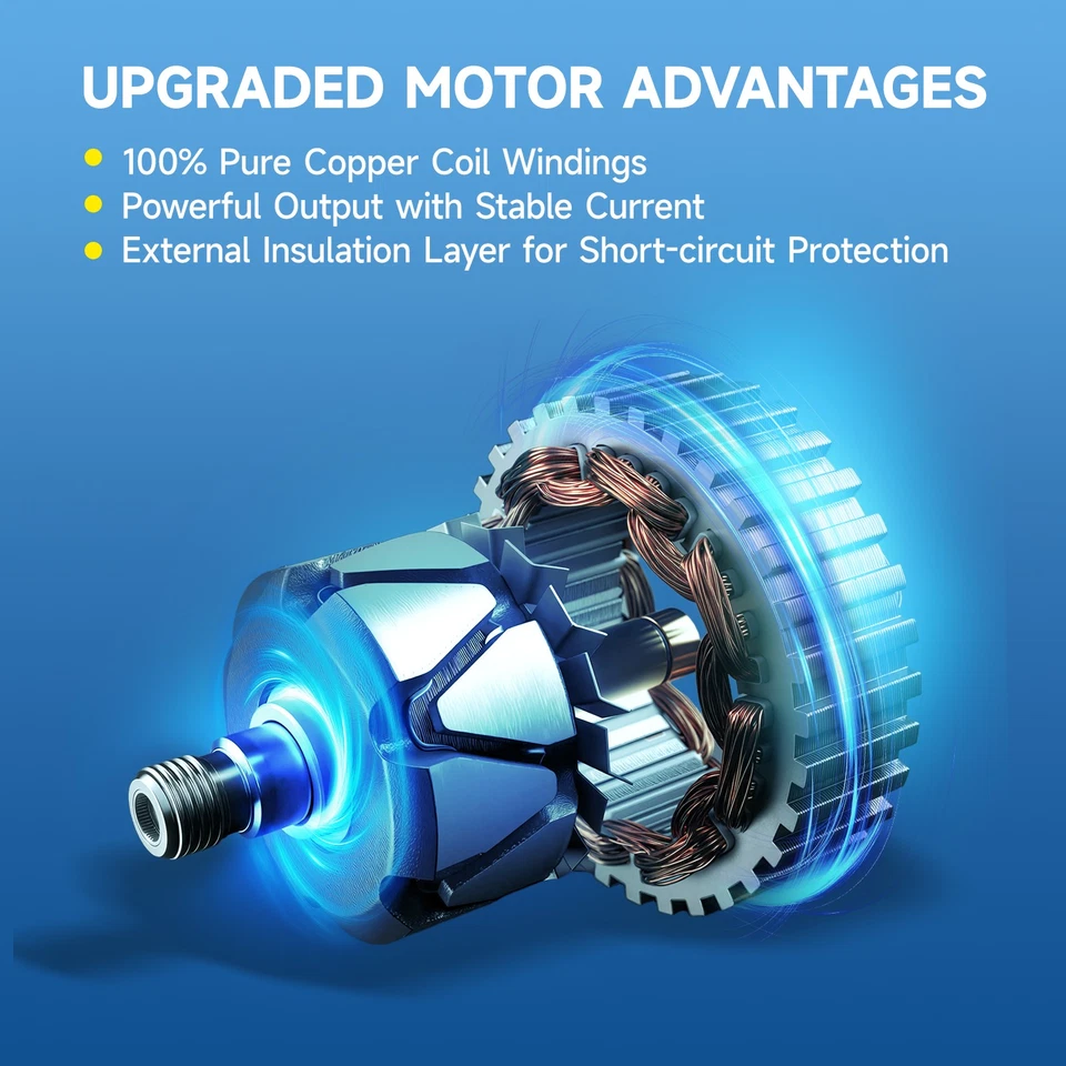 13547 Alternator 100 Amp for 2001 2002 2003 2004 2005 Lexus SC300 IS300 GS300 Foto 2 de 4