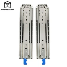Locking Ball Bearing Slides 12" 500lb Heavy Duty Full Extension Mount With Lock