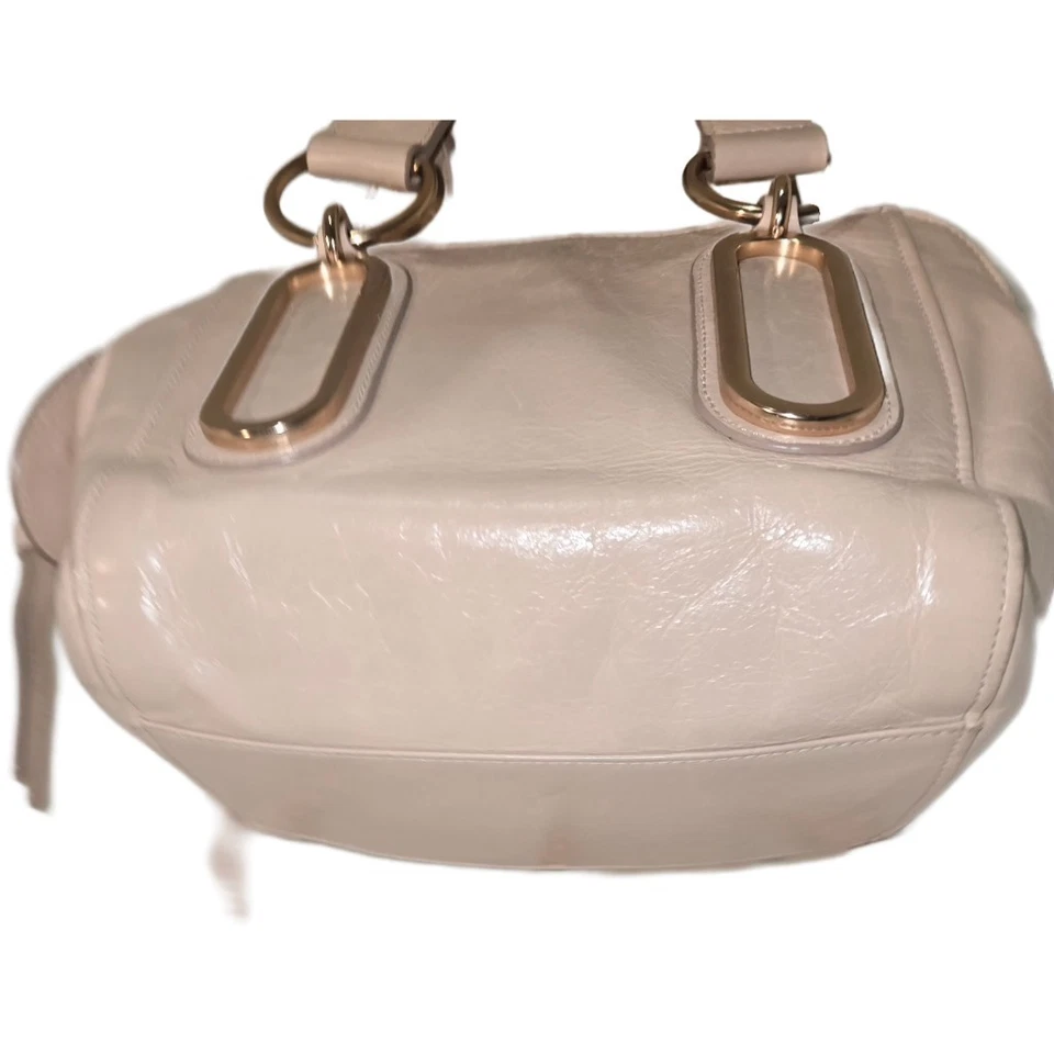 Bolso Bandolera See by Chloe Mediano Paige Cuero Crema Foto 3 de 4