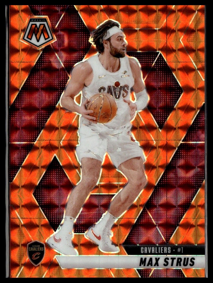 2024-25 Panini Mosaic #11 Max Strus Orange Mosaic #/249